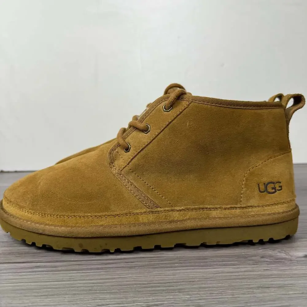 UGG Neumel Suede Lace-Up Chukka Boots - Chestnut
